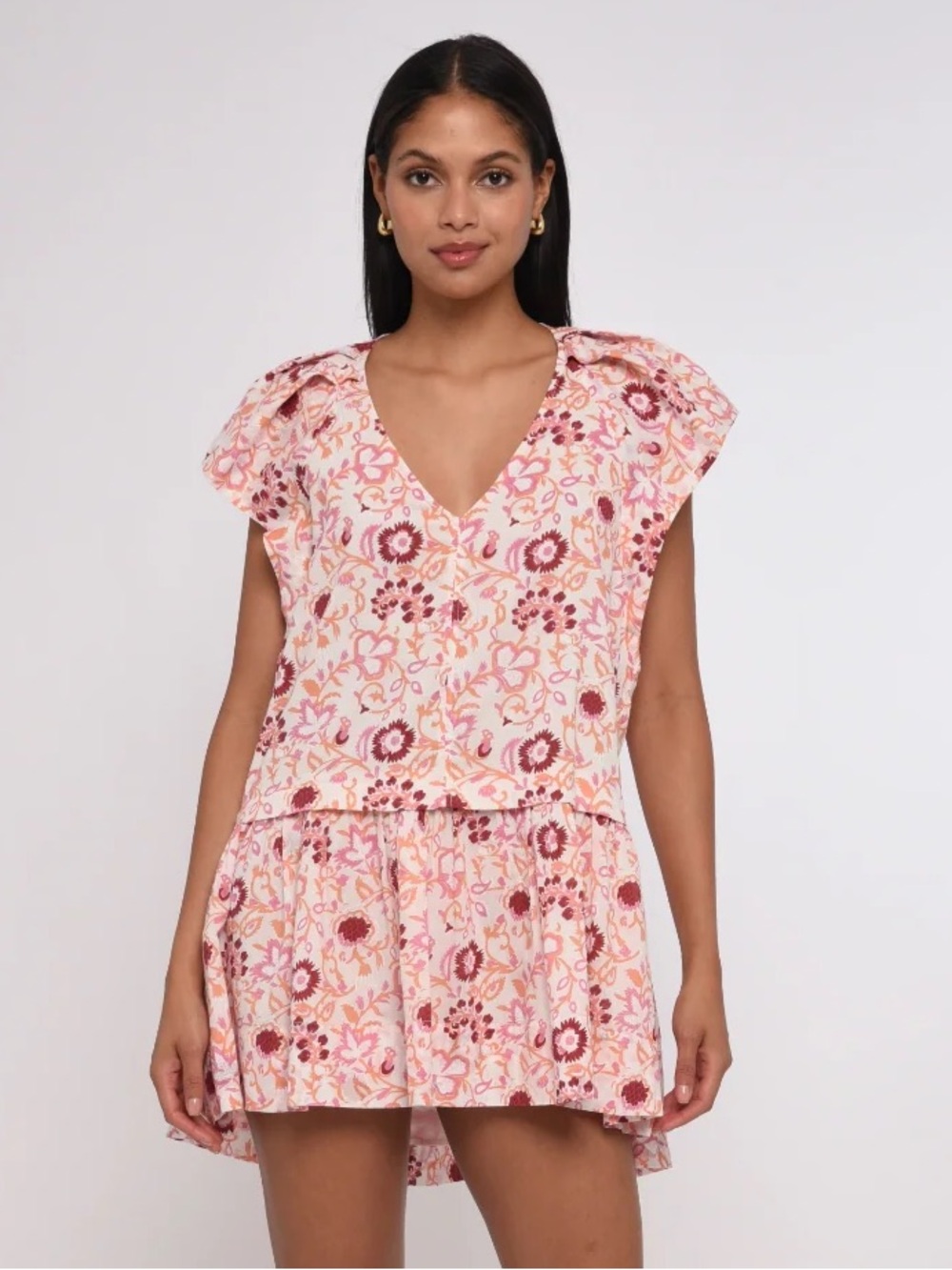 Love the Label Rae Mini Dress Dara Block Print size L